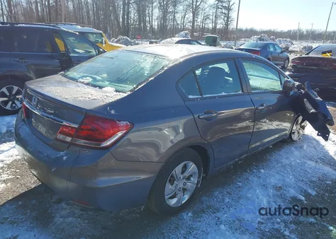 2015 Honda Civic Lx из США, поврежденный, VIN 19XFB2F55FE271753